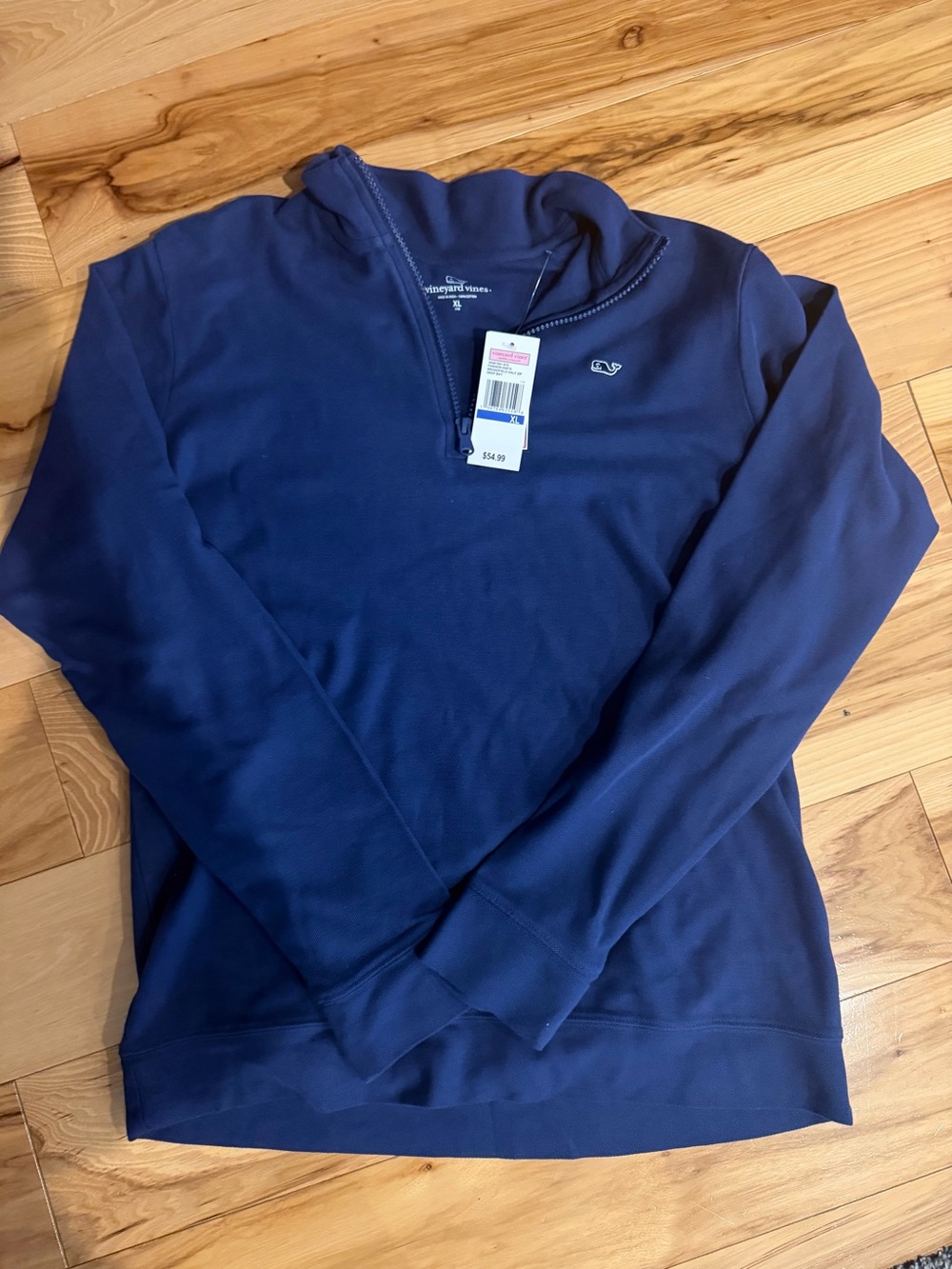 Vineyard Vines Boy’s Navy 1/4 Zip Performance Pullover